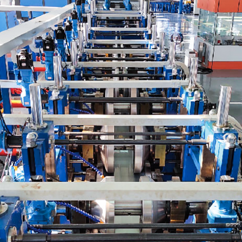 400x400 Laminatoio per tubi quadrati e rettangolari a formatura diretta con Share Roller