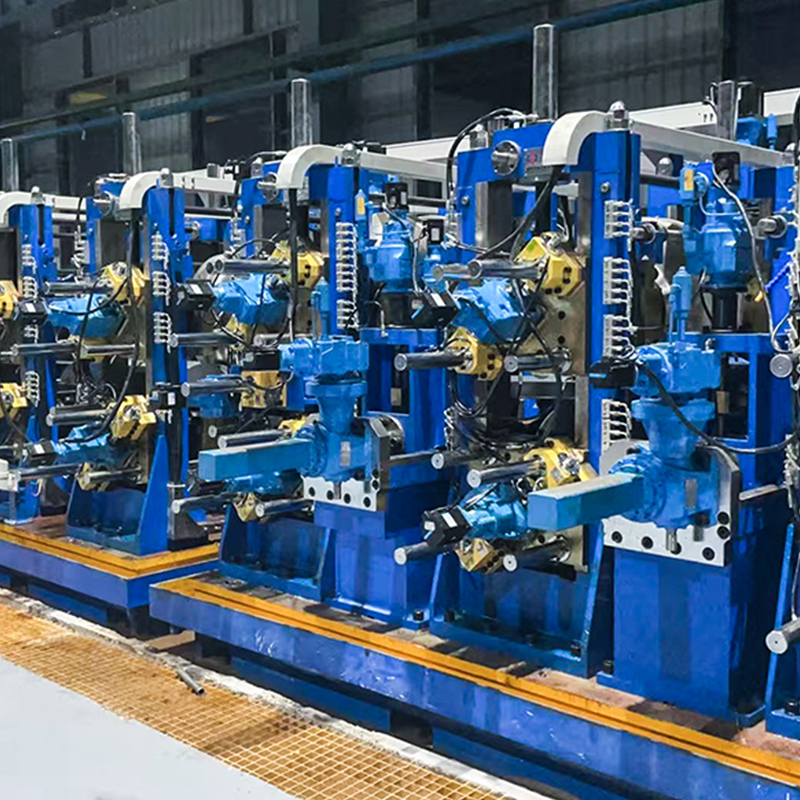 400x400 Laminatoio per tubi quadrati e rettangolari a formatura diretta con Share Roller