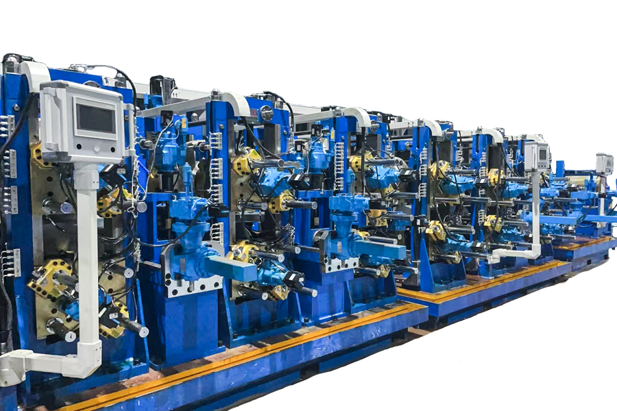 400x400 Laminatoio per tubi quadrati e rettangolari a formatura diretta con Share Roller