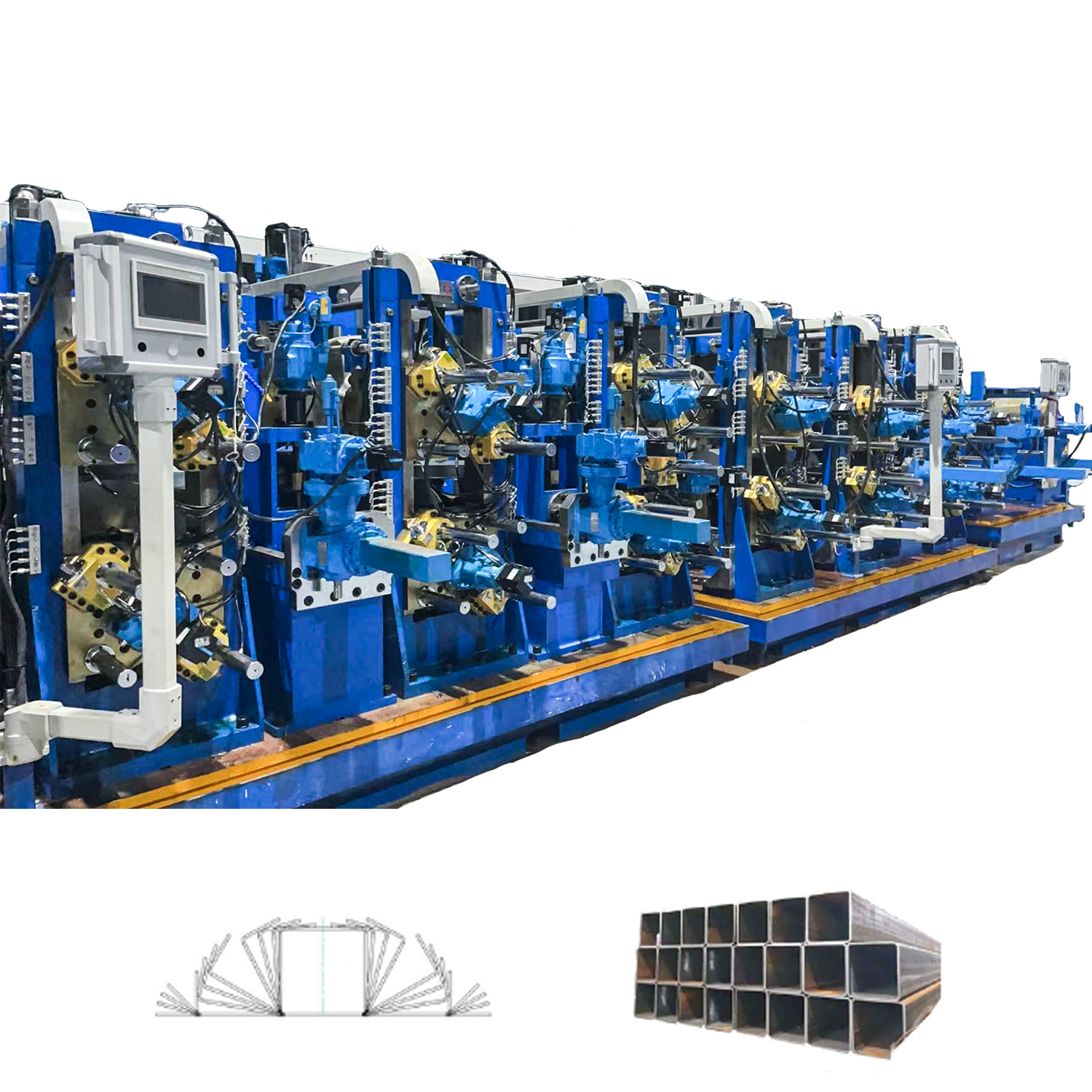 Laminatoio per tubi quadrati 60x60 ERW